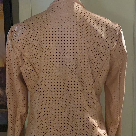 Yest eyelet faux leather jacket - Picture 3 of 5